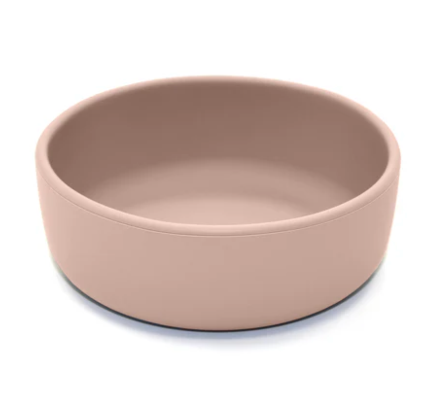 Silicone Suction Bowl - Soft Blush