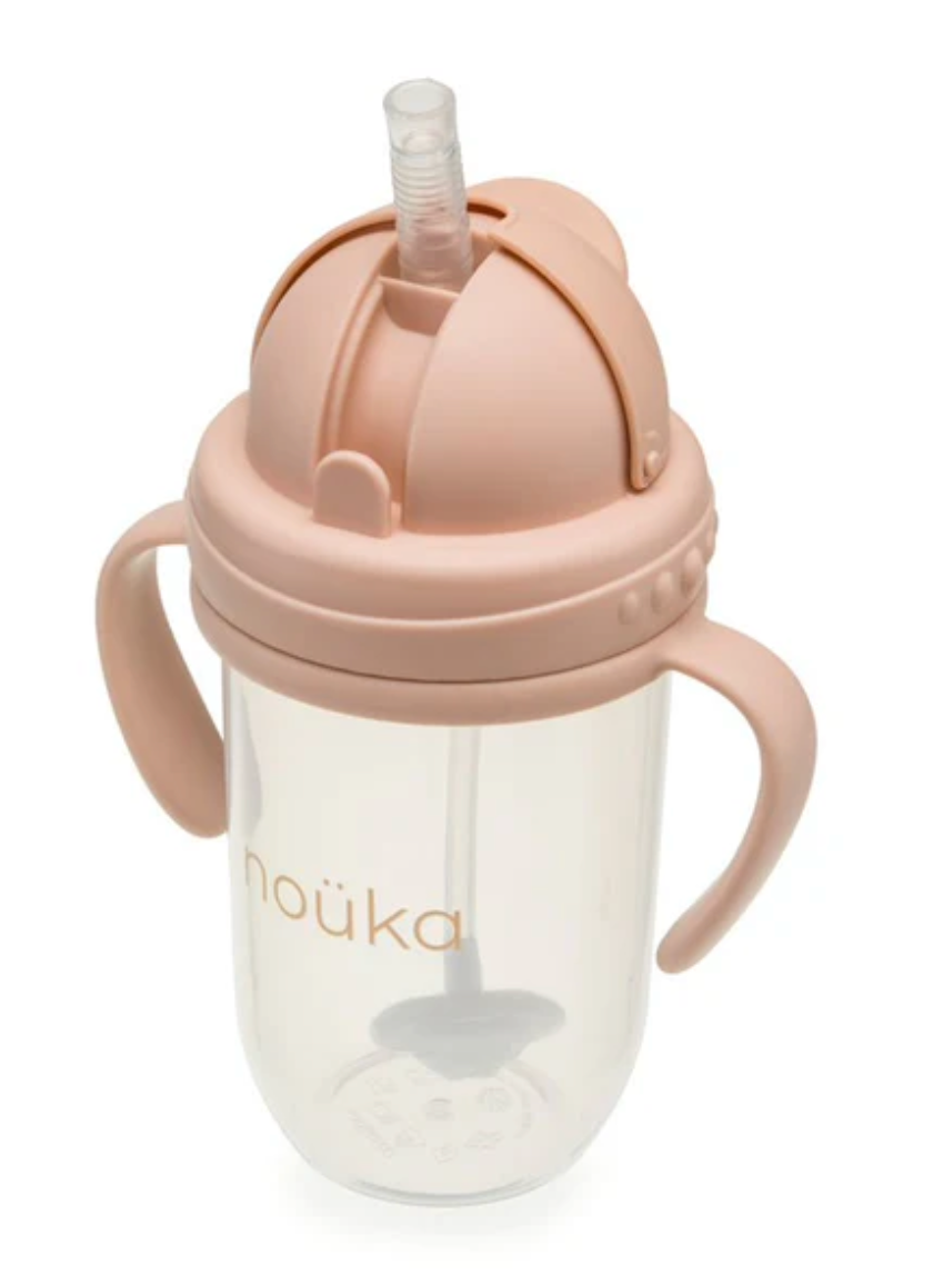 Non-Spill Weighted Straw Cup - Soft Blush