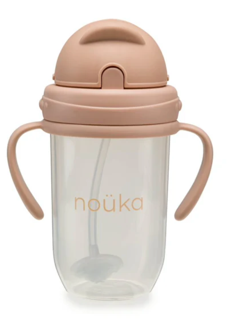 Non-Spill Weighted Straw Cup - Soft Blush