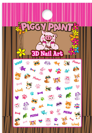 Nail Art Stickers - Playful Pats