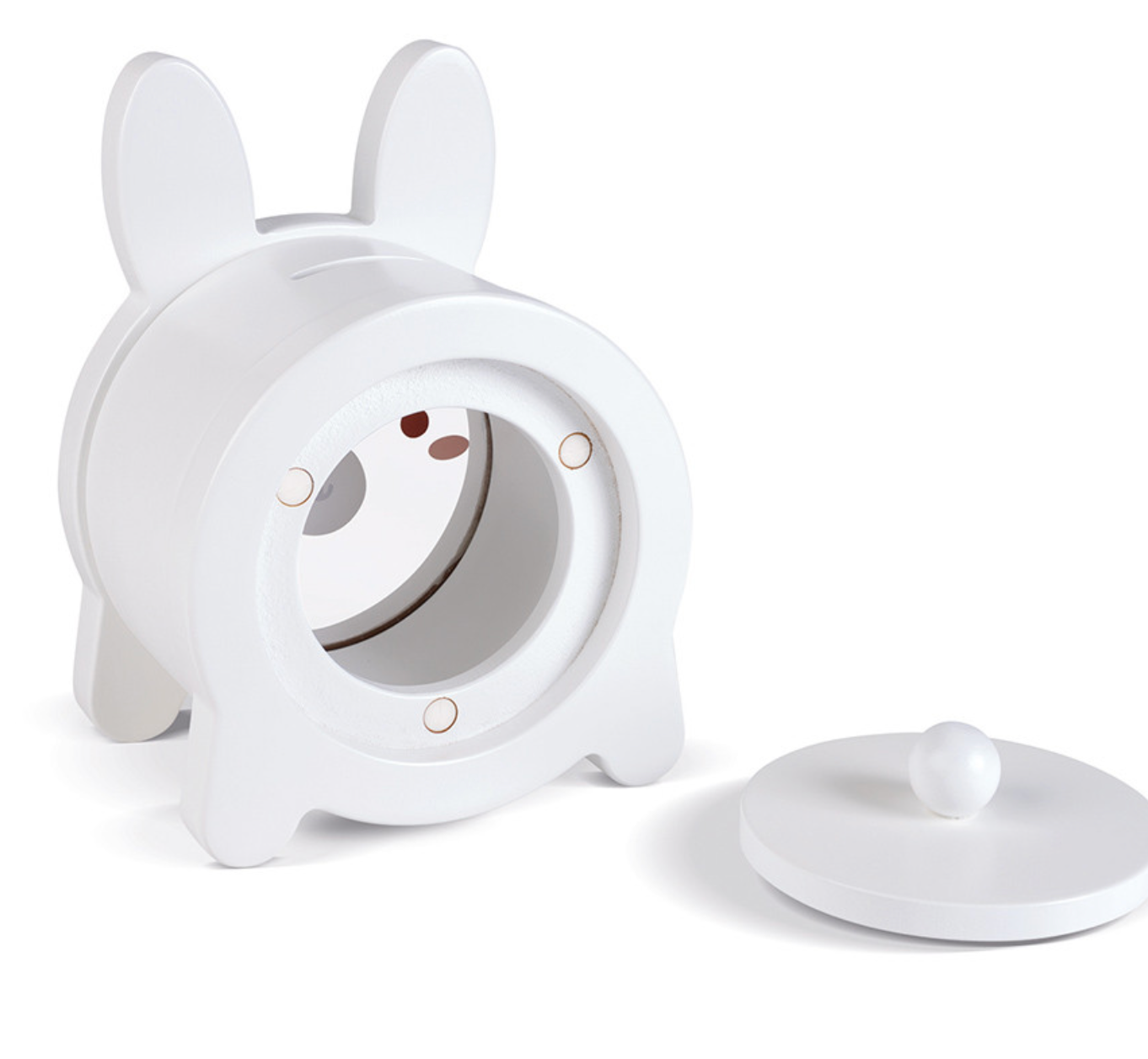 Wooden Rabbit Piggy Bank