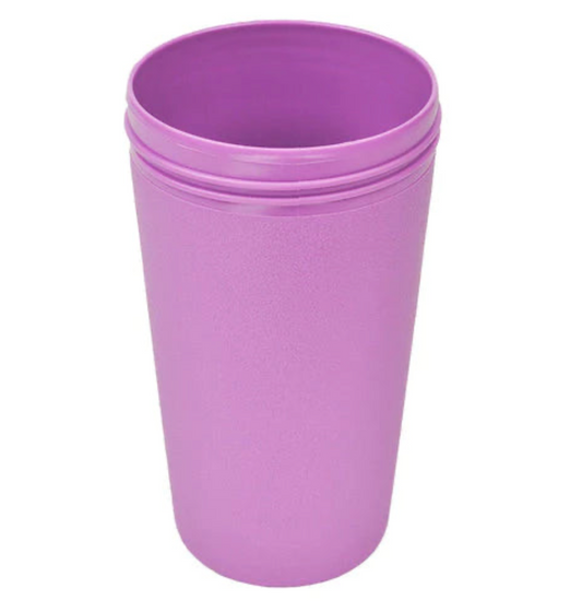 No Spill & Straw Cup Base - Purple