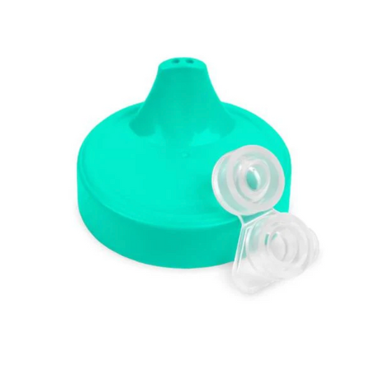 No Spill Lid with Valve - Aqua