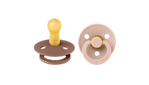 BIBS Pacifier 2PK - Blush/Woodchuck