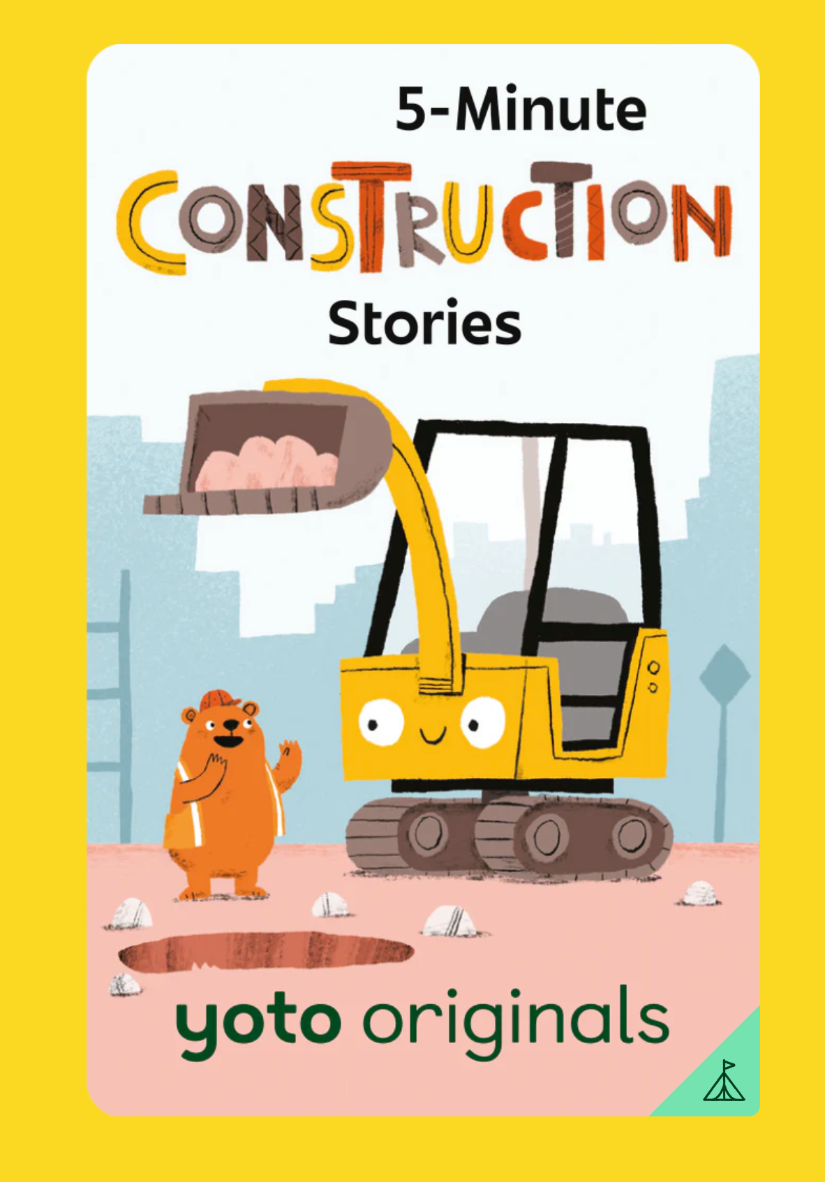 Yoto Audiobook Card - 5-Minute Construction Stories