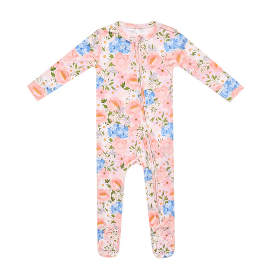 Bamboo Zip-up Footie Pajama - Penelope