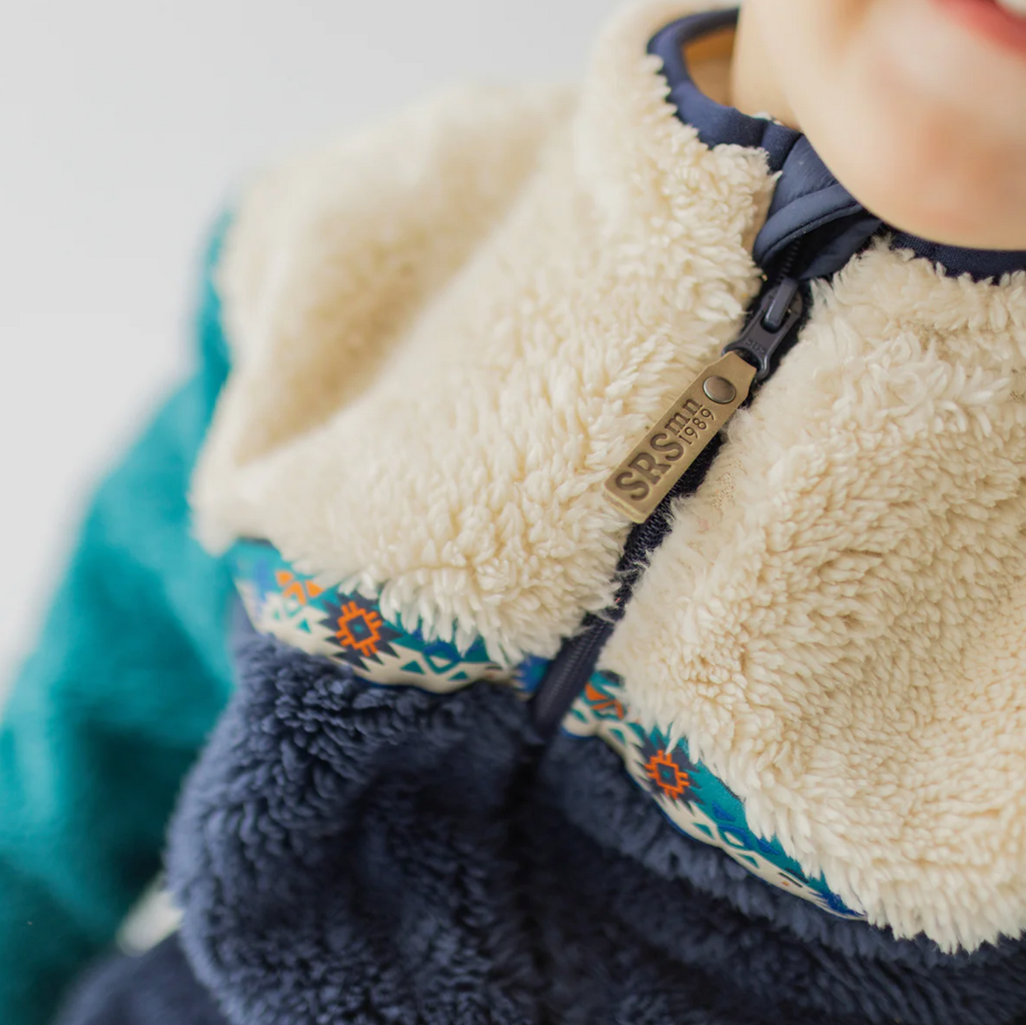 Sherpa One Piece - Blue