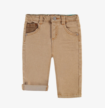 Baby Beige Regular-fit Jeans