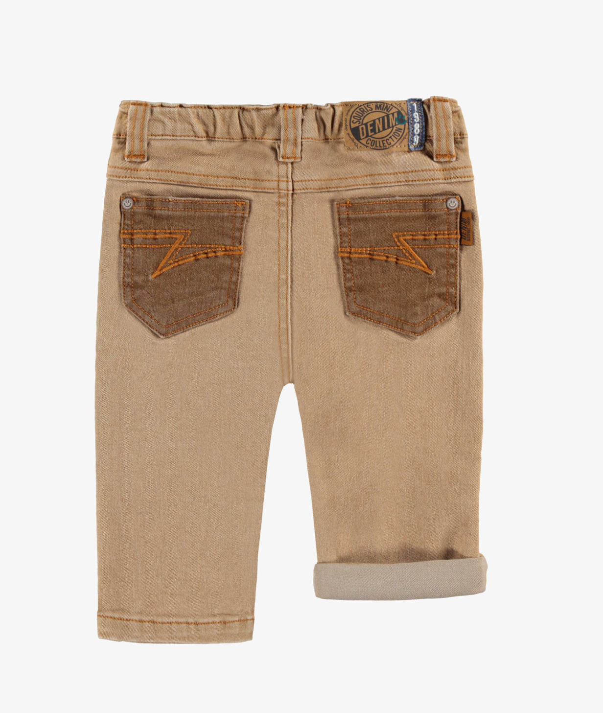 Baby Beige Regular-fit Jeans
