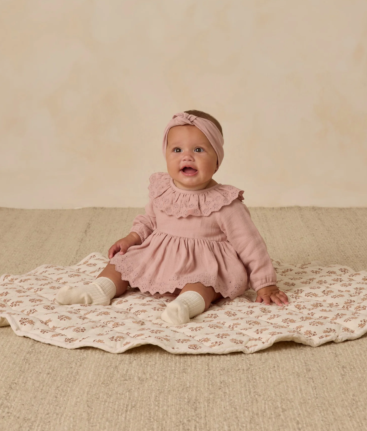 Knotted Headband - Rose