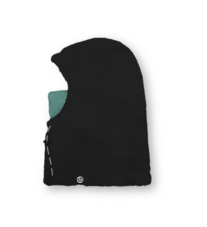 Adventure Balaclava Sherpa Hood - Black