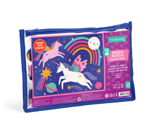 12-Piece Pouch Puzzle - Unicorn Magic