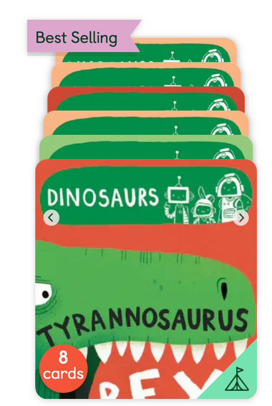 Yoto Audiobook Card Collection - BrainBots: Dinosaurs