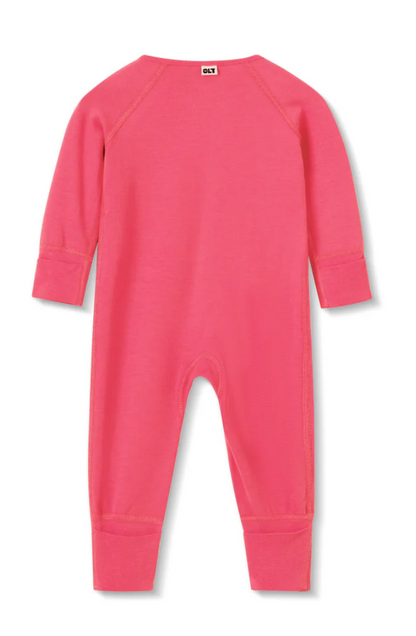 Zip Romper - Maple Red