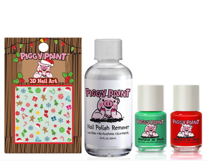 Nail Polish Gift Set| Piggy Paint - Oh Holly Jolly