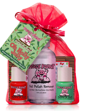 Nail Polish Gift Set| Piggy Paint - Oh Holly Jolly