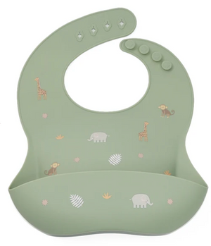 Silicone Bib - Safari
