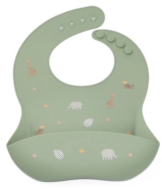 Silicone Bib - Safari