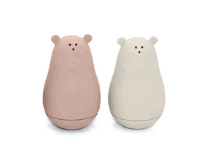 Wobble Bath Toy - Bear Soft Blush/Shifting Sand