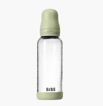BIBS Glass Bottle 240ml - Sage
