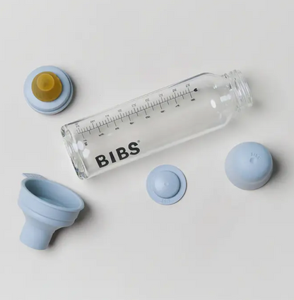 BIBS Glass Bottle Complete Set 225ml - Ivory