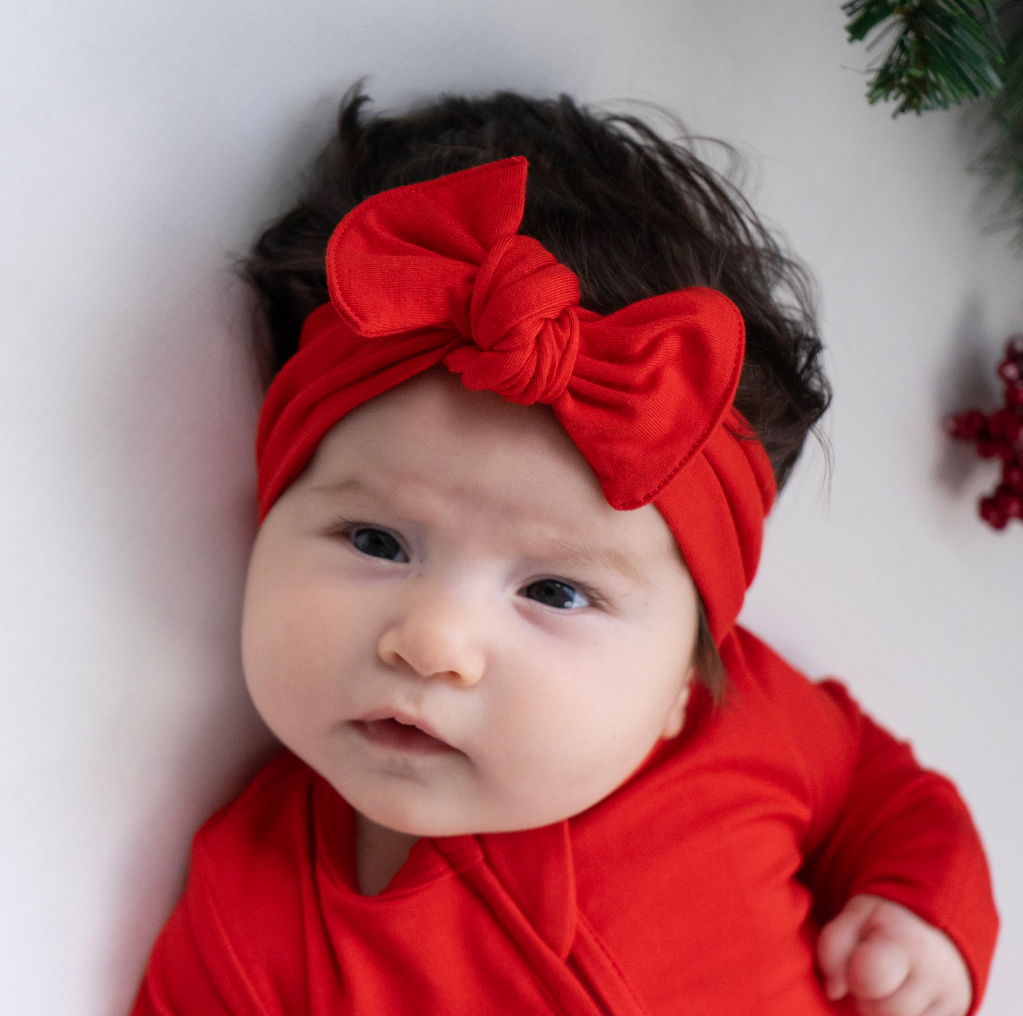 Adjustable Headband - Santa Red