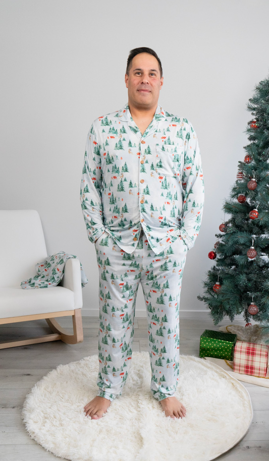 Men's Classic Long Sleeve PJ Set - Sleigh Ride