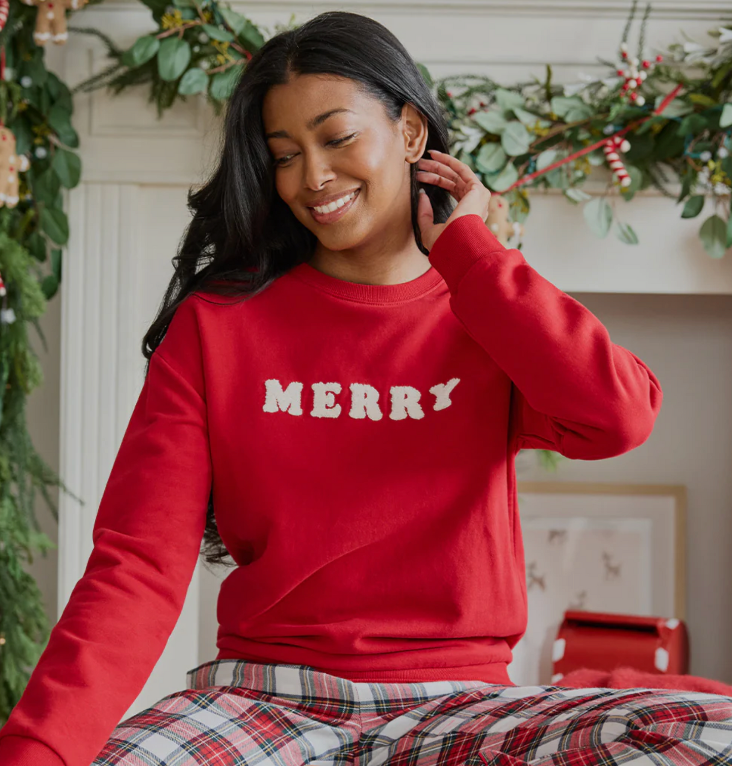 Adult 'Merry' Crewneck Sweater