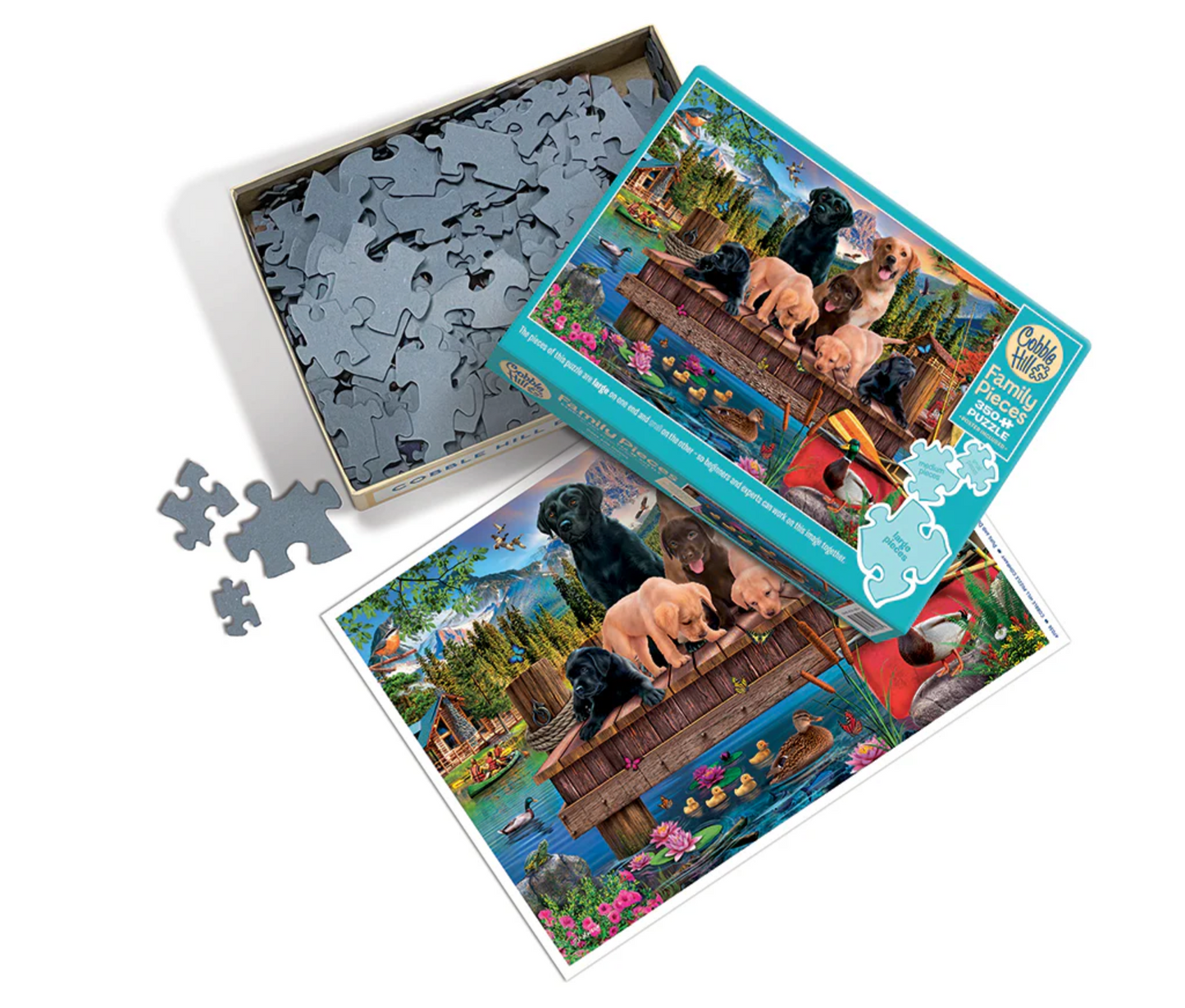 Family Puzzle - Pups and Ducks