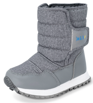 Toasty-Dry Tall Puffy Winter Boots - Heather Grey