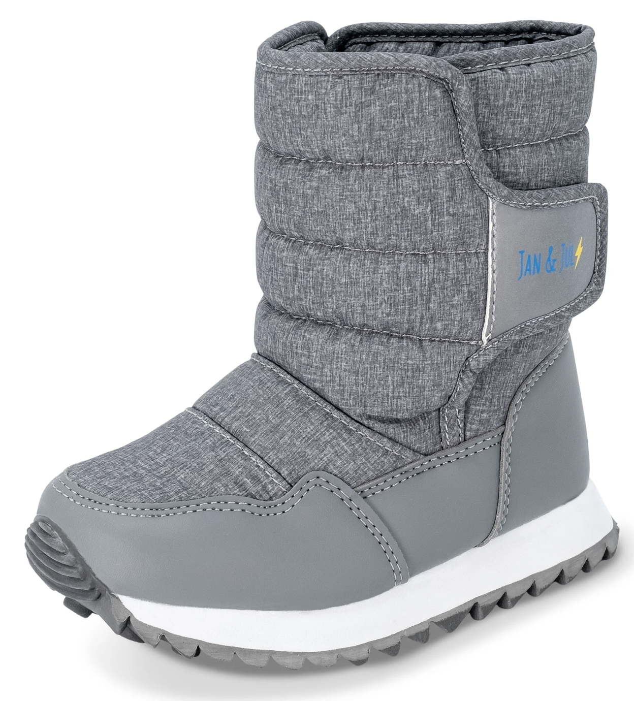 Toasty-Dry Tall Puffy Winter Boots - Heather Grey