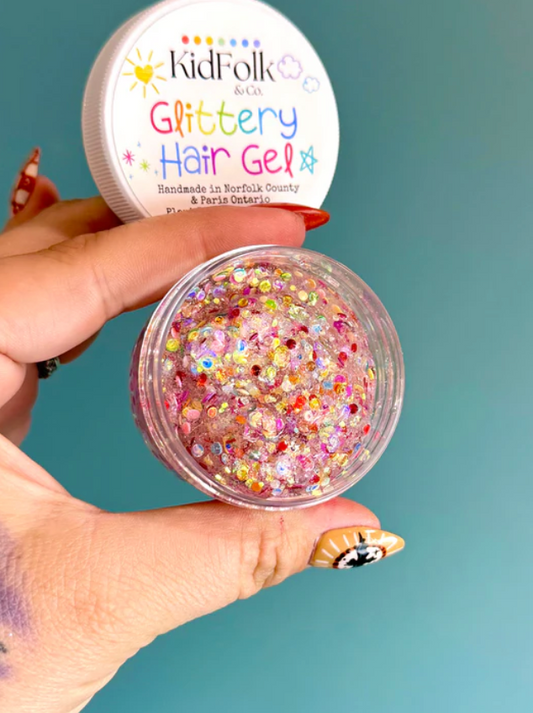 Glittery Hair Gel