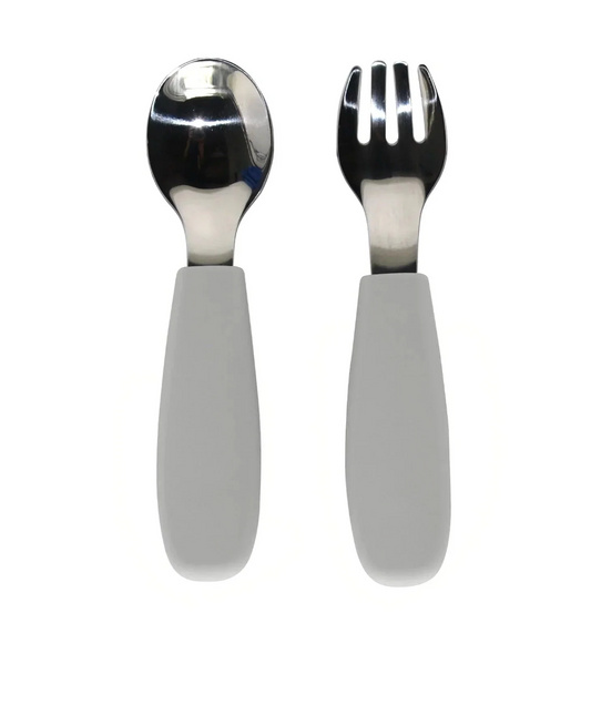 Toddler Cutlery Set - Light Storm
