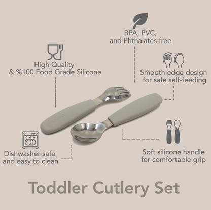 Toddler Cutlery Set - Bloom