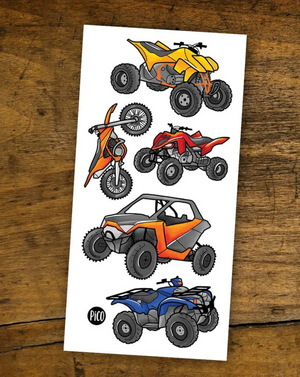 Temporary Tattoos - Off Road
