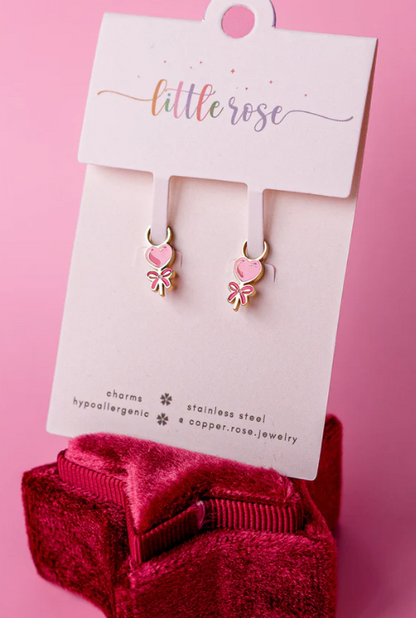 Earrings Hoop Charm - Lollipop