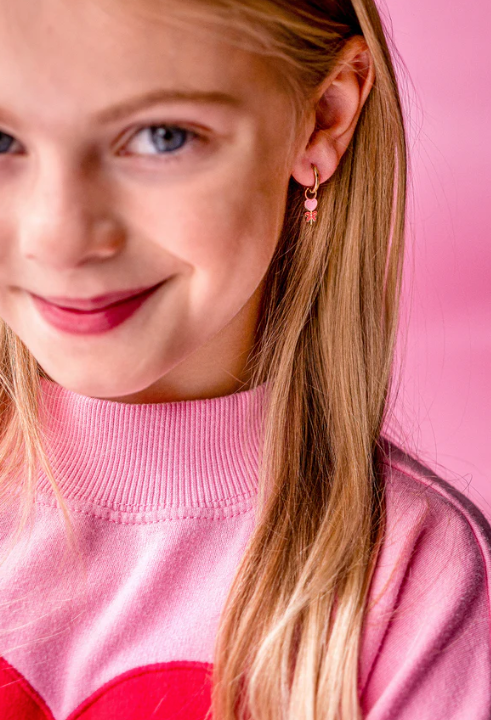 Earrings Hoop Charm - Lollipop