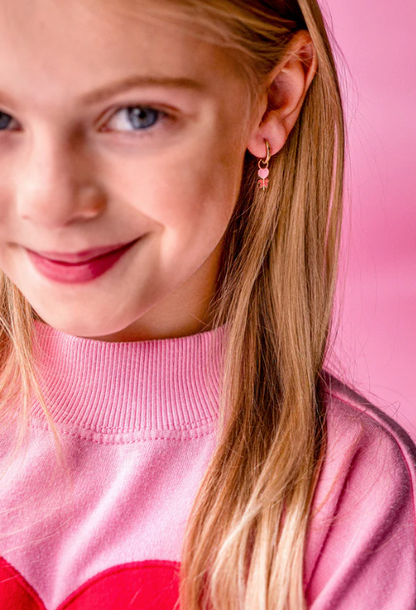 Earrings Hoop Charm - Lollipop
