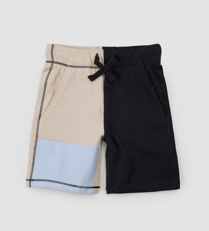 Colour Block t-shirt and Shorts Set