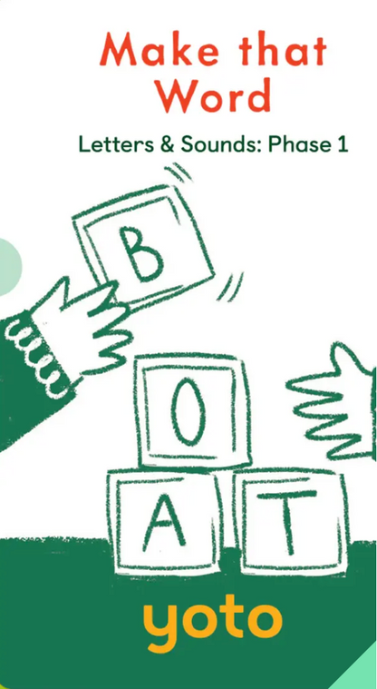 Yoto Audiobook Card - Phonics: Letters & Sounds: Phase 1