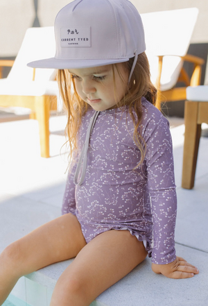 Classic Waterproof Snapback Hats - Purple