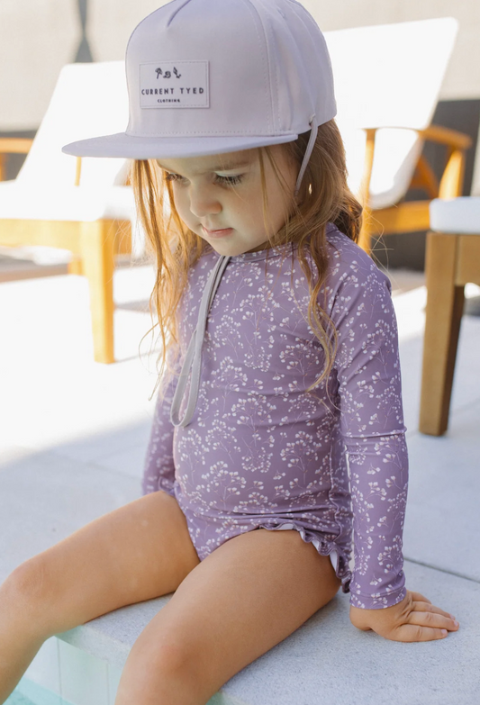 Classic Waterproof Snapback Hats - Purple