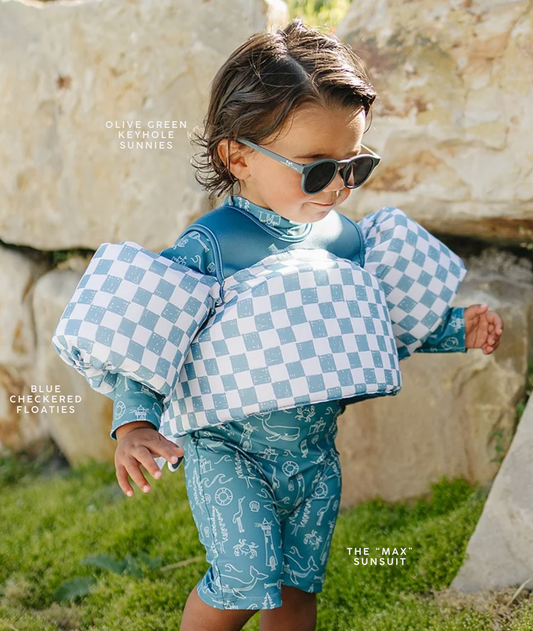 Floaties - Blue Checkers