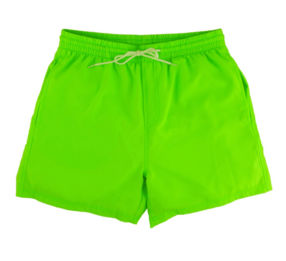 Adult Swim Trunks - Green Gecko