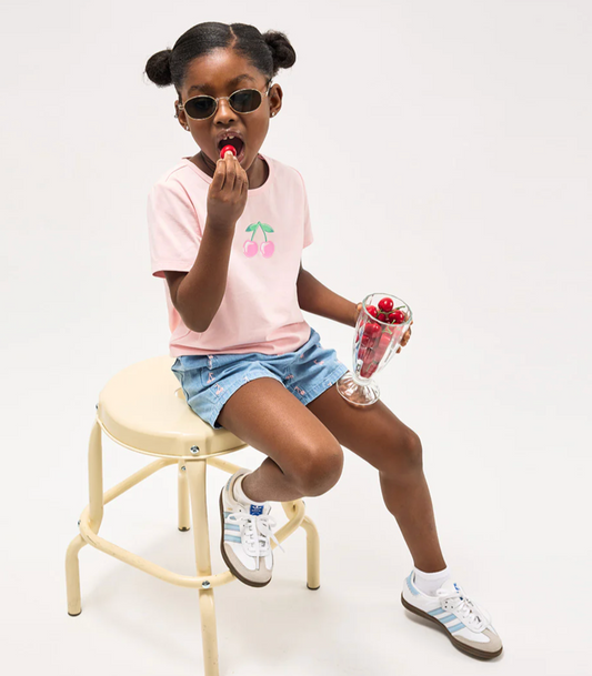 Cherries Short Sleeve Top