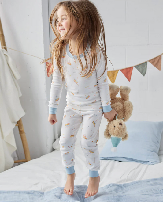 2 Piece Long Sleeve PJ Set - Birthday Cake