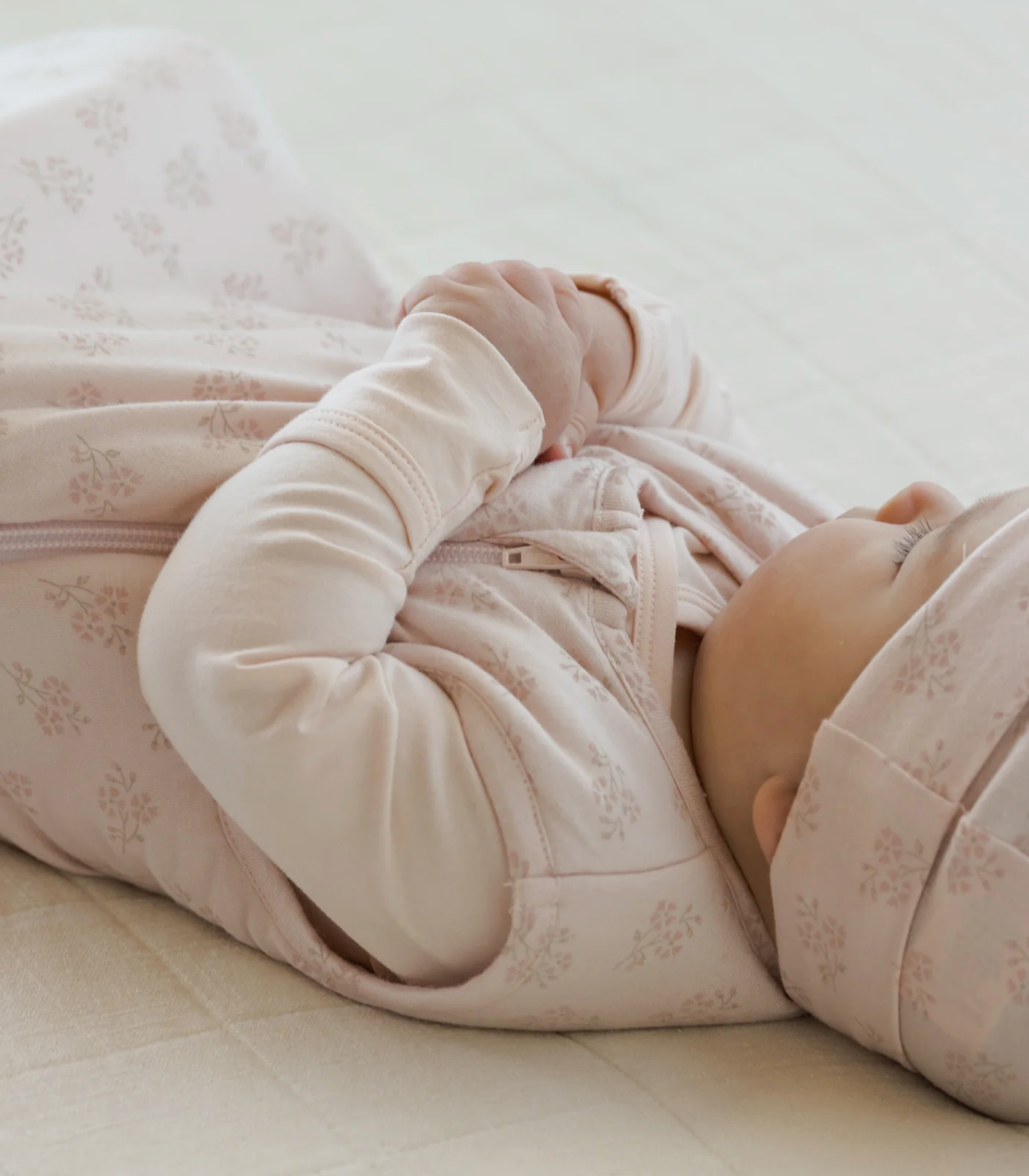 Modal Sleeping Bag 1.0 TOG - Pink Blossom