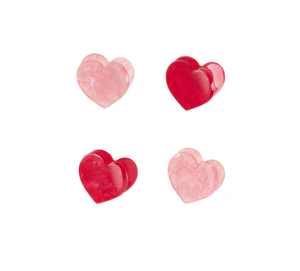 Claw Clip - Love Heart 4 Pack