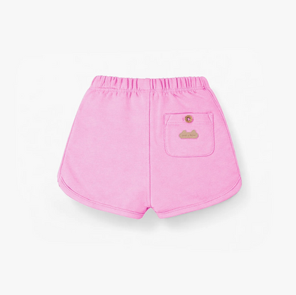 Mauve shorts in French cotton