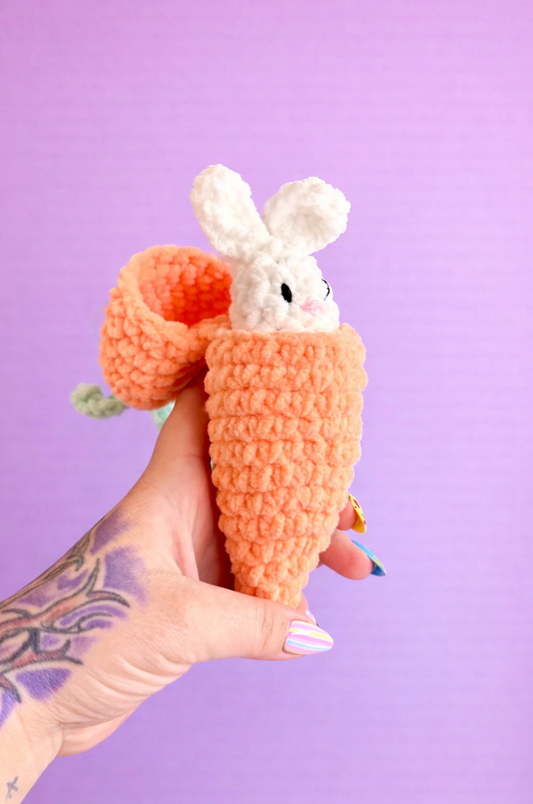 Crochet Carrot+Bunny by Hooked By Hynes